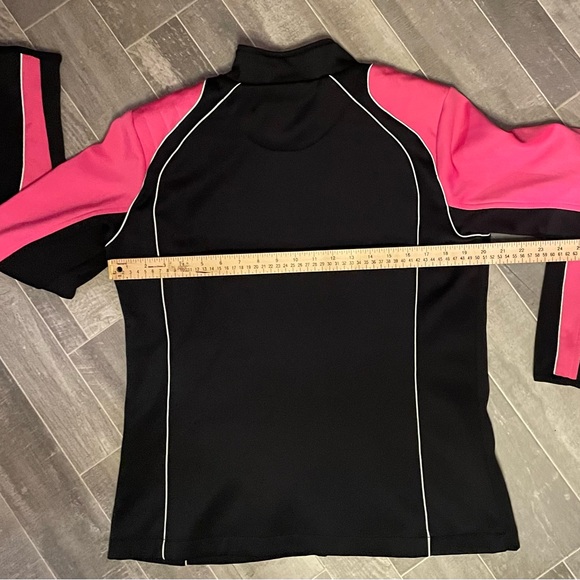 Black and Pink Athletic Jacket - Picture 3 of 4